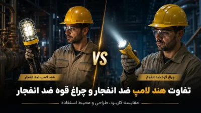 تفاوت هند لامپ ضد انفجار و چراغ قوه ضد انفجار - روشنایی ضد انفجار